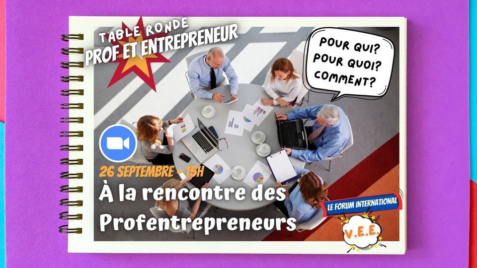 Table ronde profentrepreneurs 26 septembre 2021 Equilibrance oaching